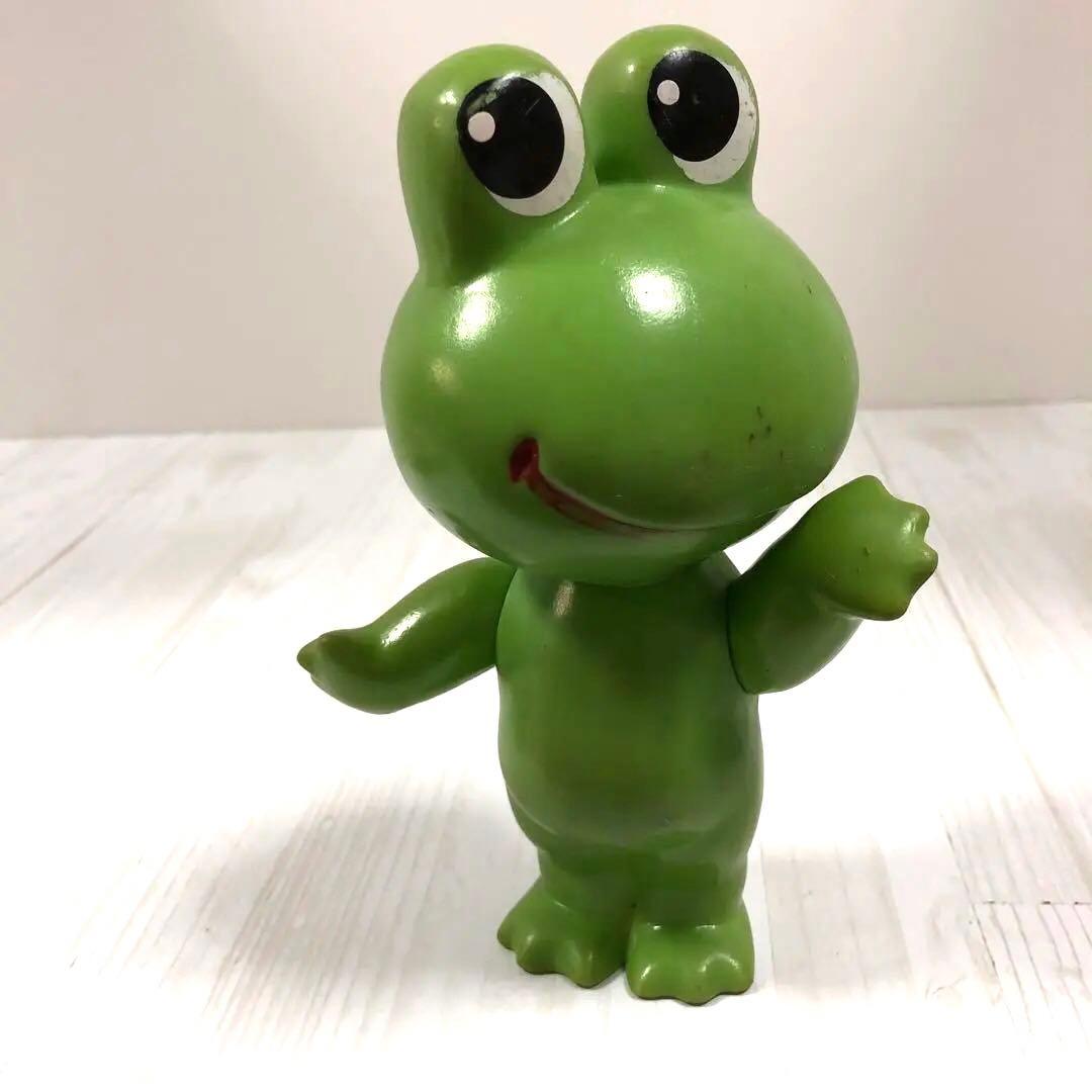 Y☆ 昭和レトロ　当時物　コーワ　ケロちゃん　カエル　フィギュア