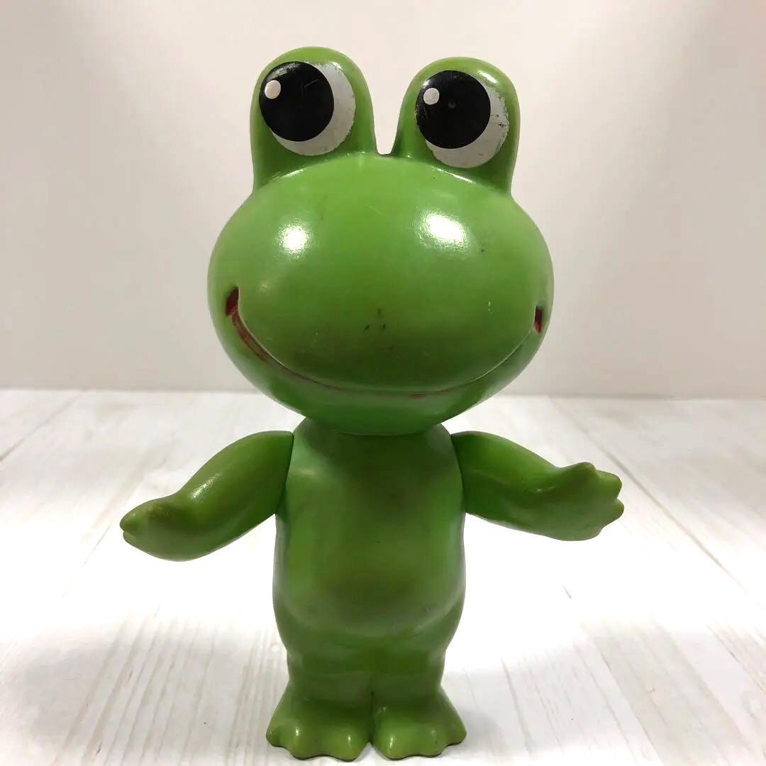 Y☆ 昭和レトロ　当時物　コーワ　ケロちゃん　カエル　フィギュア
