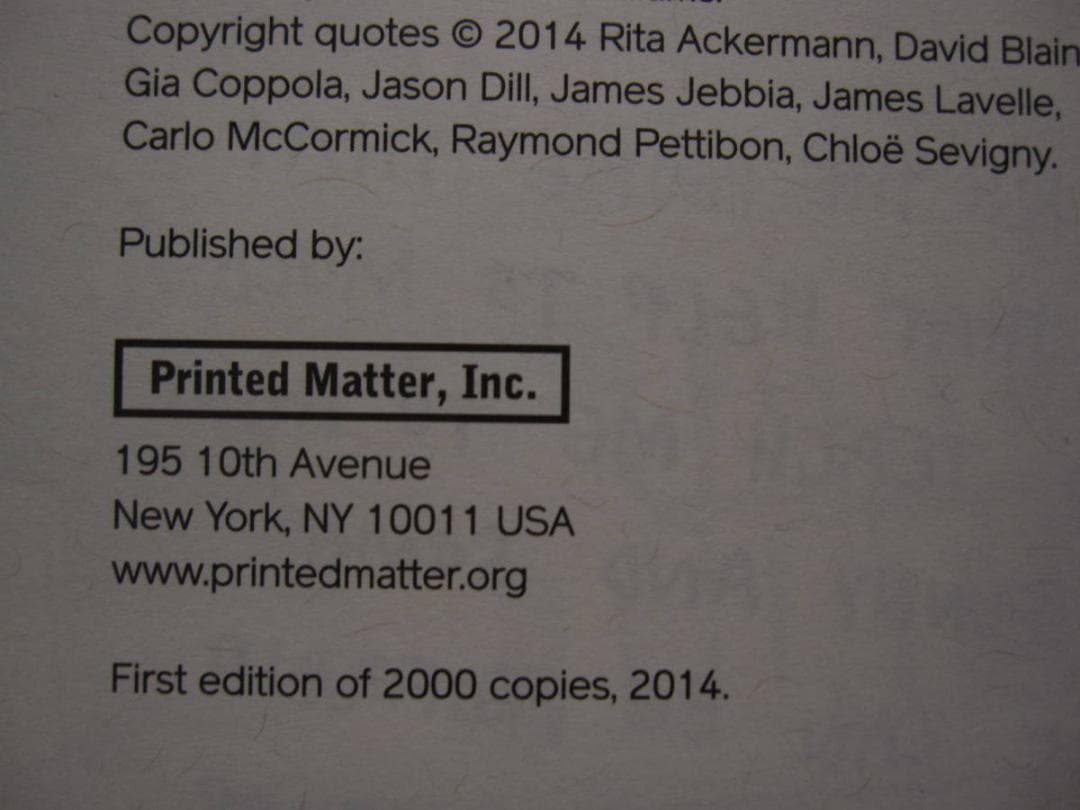 Non Stop Poety　Mark Gonzales　マーク・ゴンザレス