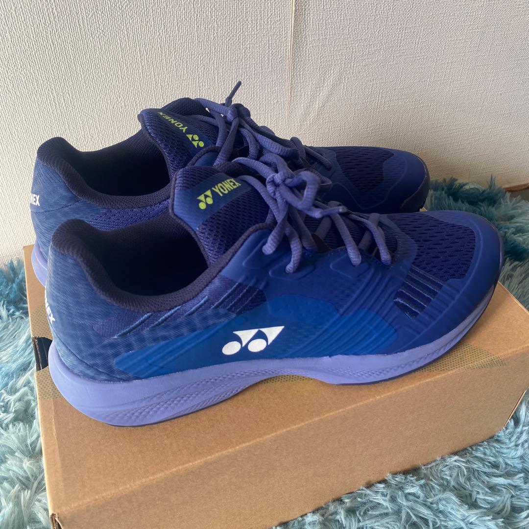 YONEX テニスシューズ　27.5 ネイビー　新品未使用　3E オムニクレー