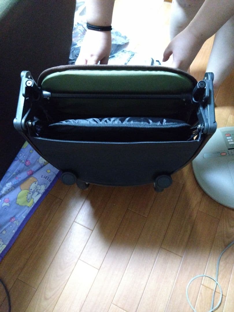 ☆つばちゃん☆ペット用カート ピッコロカーネ ベーネ モスグリーンカラー