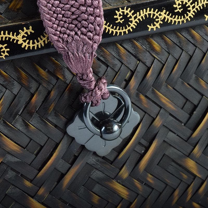 茶道具　島田竹宝斎作　御所篭　茶籠　棗　茶碗など　九点一式　共箱　FR9371H