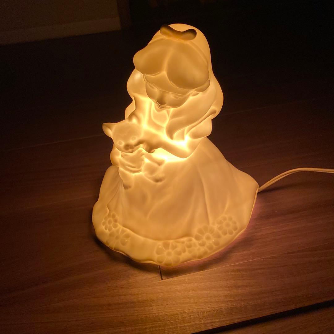 ヴィンテージ 不思議の国のアリス アリス&ダイナ ルームランプ