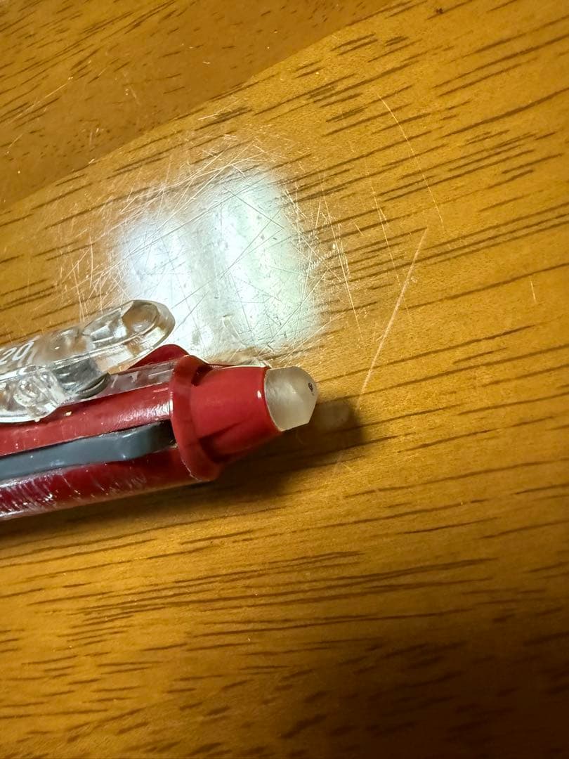 東京2020公式ライセンス商品 こすると消える３色ボールペン　赤