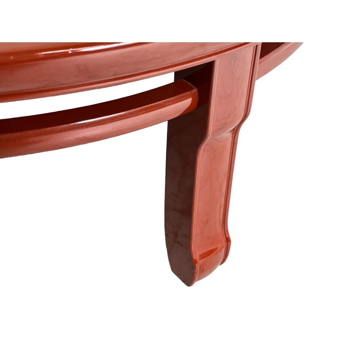 MORISHIGE漆塗り テーブルちゃぶ台年代物ヴィンテージもりしげ円形 中古