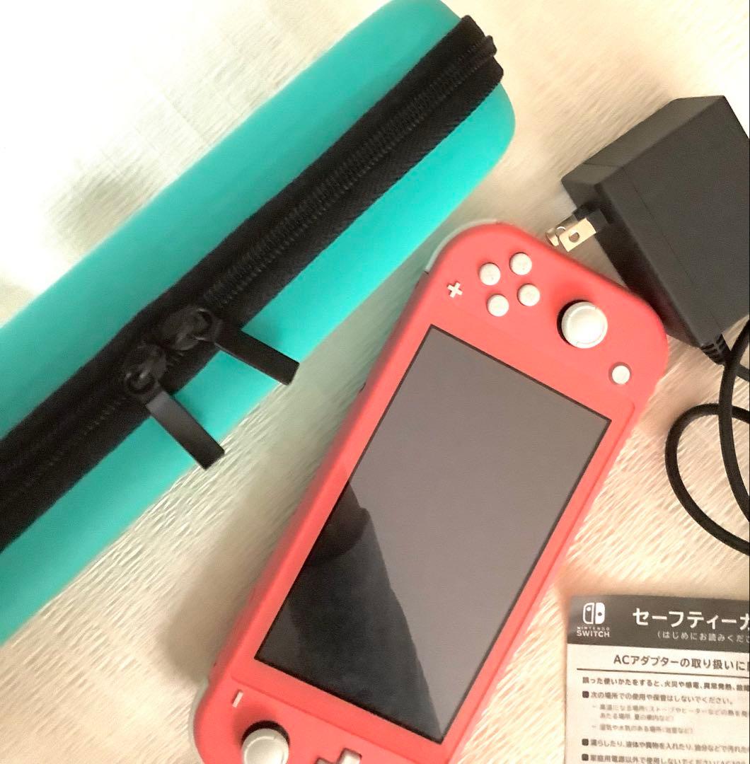 Switch Lite 本体 & ソフト 「モンハンRISE」 & EVAポーチ