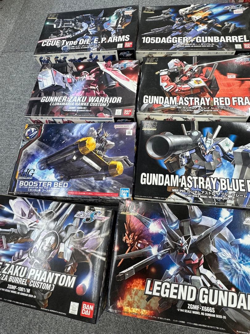 ガンプラ HG 1/144. 18点まとめ売り