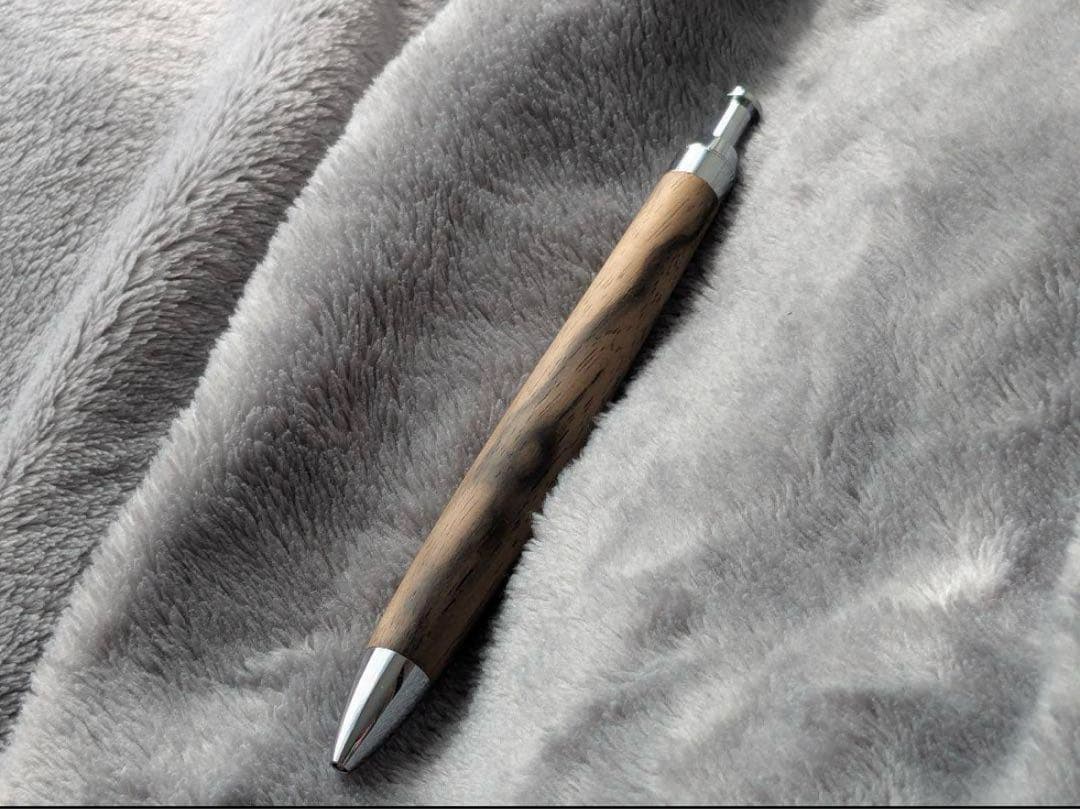 富士瘤craft シャーペン　黒柿、欅　野原工芸　ボナンペン　工房楔　こぶた工房