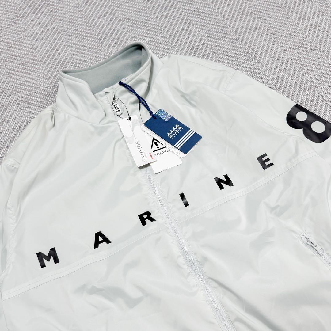 新品 ムータマリン ソロテックス ストレッチ ブルゾン ライトグレー L 完売品