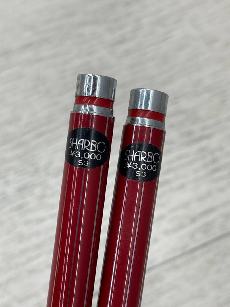 未使用 ゼブラ シャーボ SB-S8 S3×2 3点 まとめて レッド