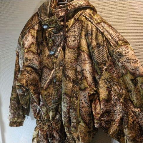 90s フード付スキーウェア上下 ★パンツ1本オマケ✭