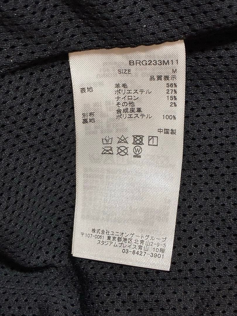 BRIEFING SH MS WOOL BOA BLOUSON（BLK／M）