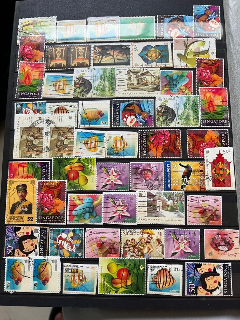シンガポール 使用済切手 コレクション まとめ