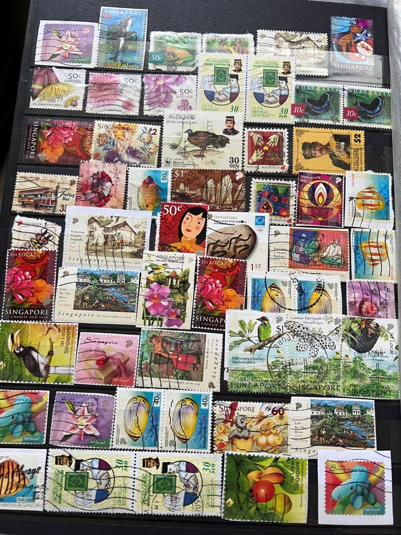 シンガポール 使用済切手 コレクション まとめ