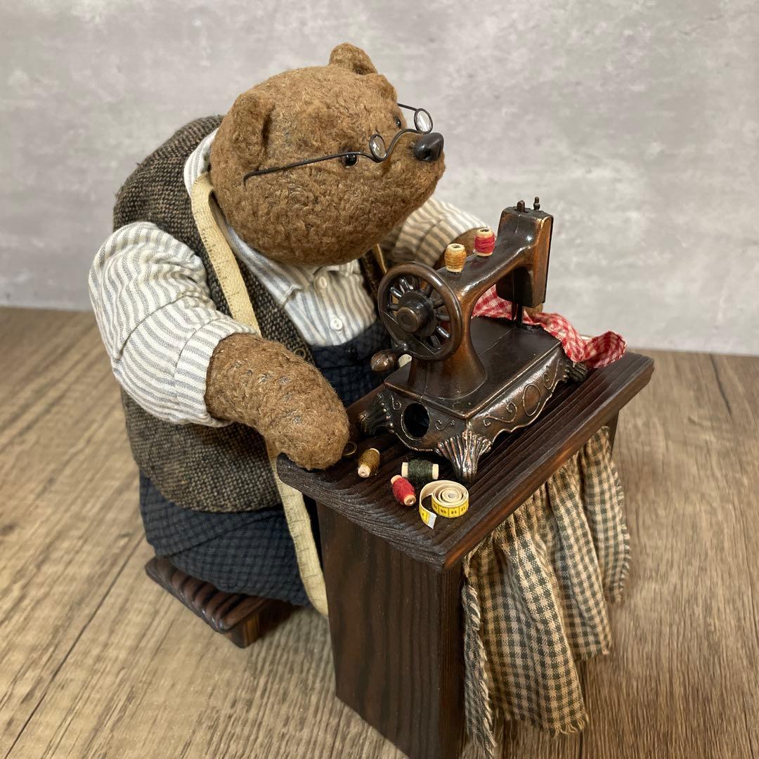 テディベア　おじいさんのテーラー　アーティストベア　作家