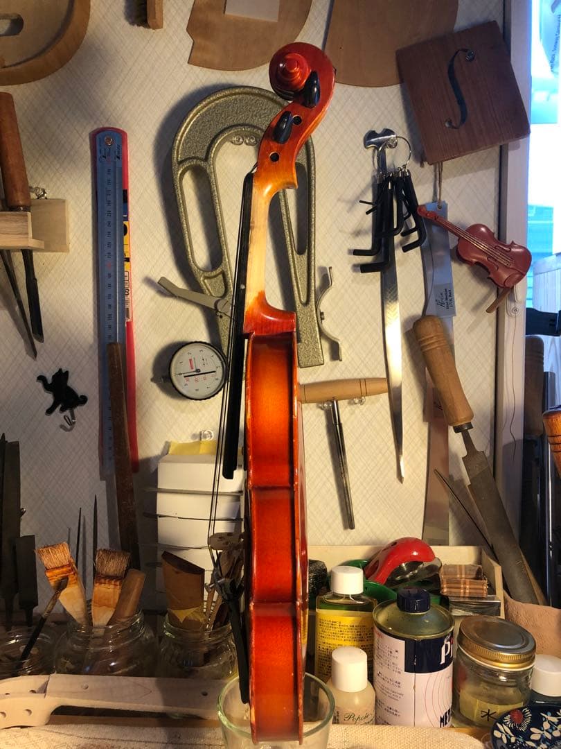 【駒&魂柱調整済】Suzuki分数バイオリンNo220 1/10 1991