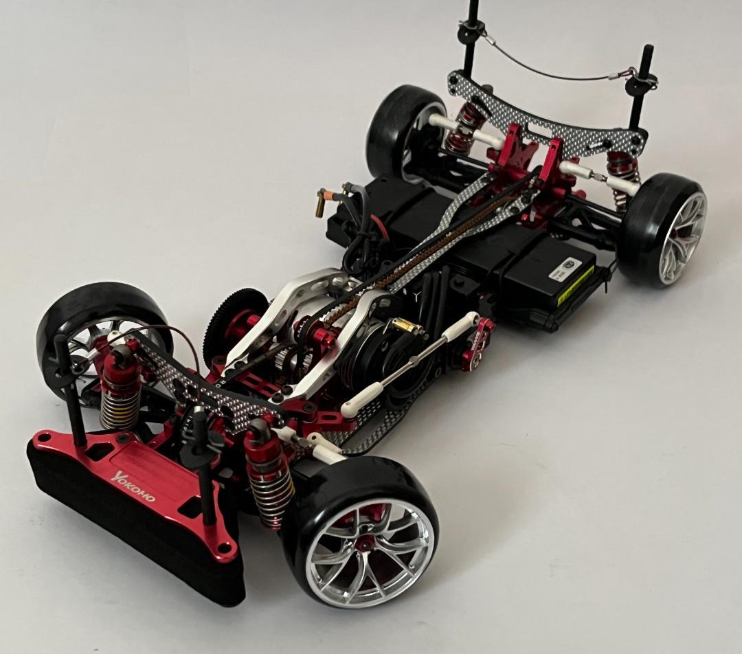 ヨコモ 1/10 ドリパケ DRB SSG レッド 一部メカ付 受信機無 完成品