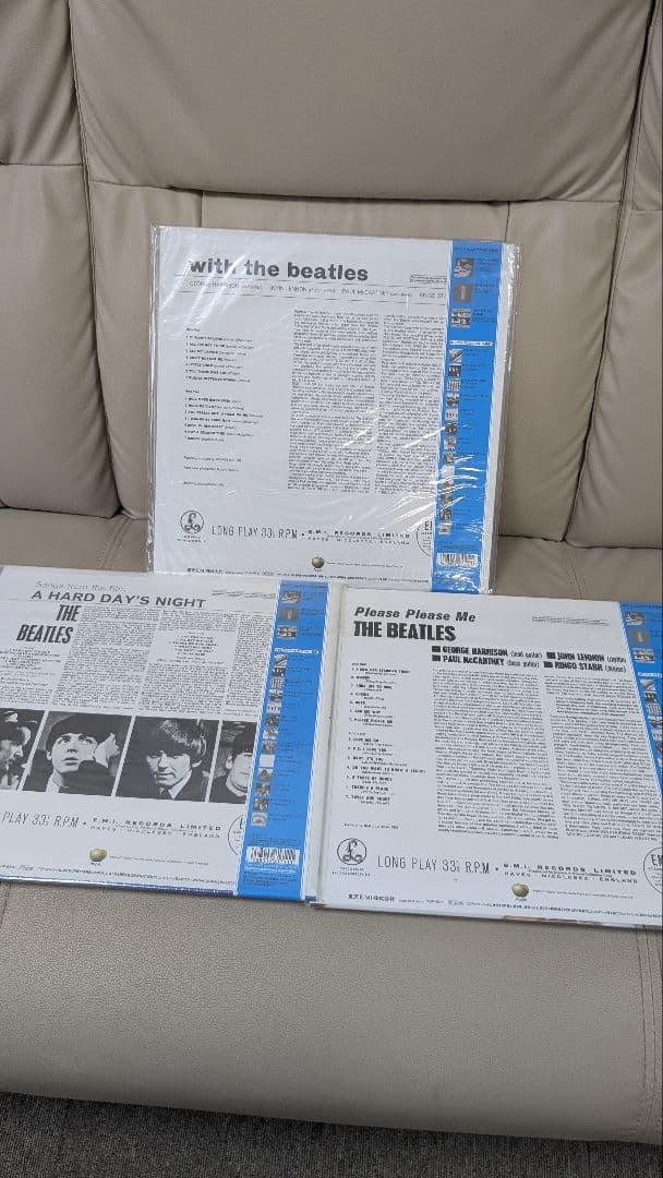 ビートルズ レコード　3枚セット モノラル　一度視聴