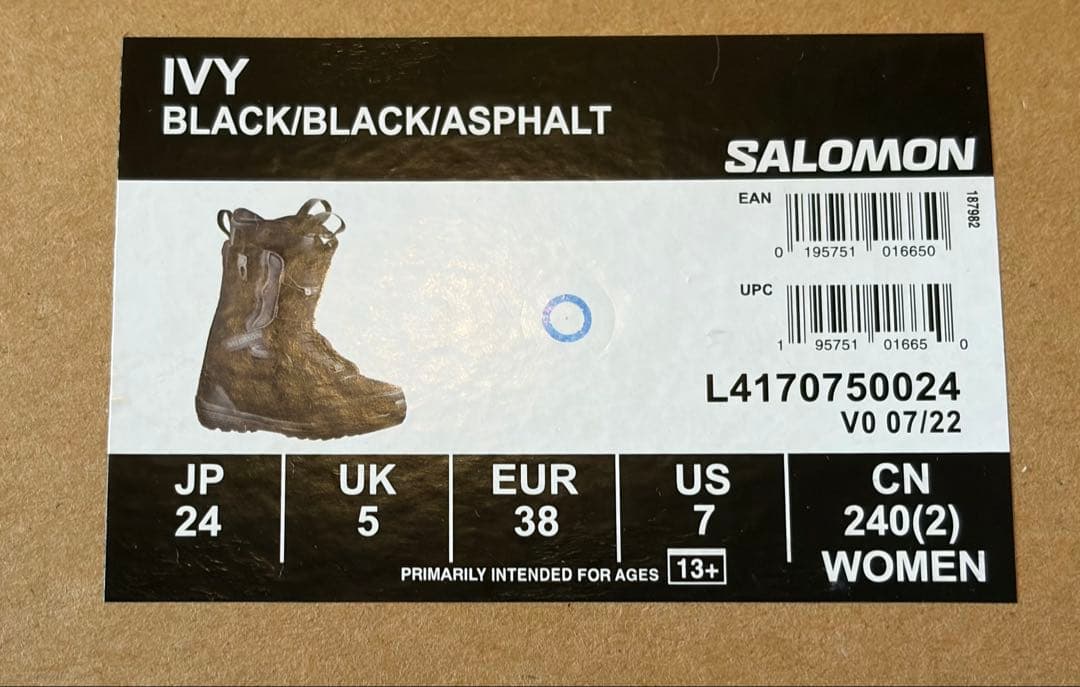 SALOMON IVY スノーボードブーツ 24.0cm