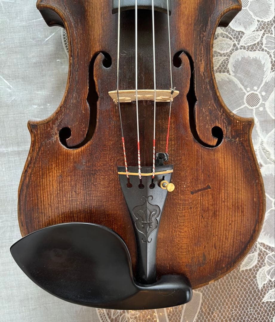 Gasparo da Salò ラベルのオールドバイオリン　ダブルパープリング‼️