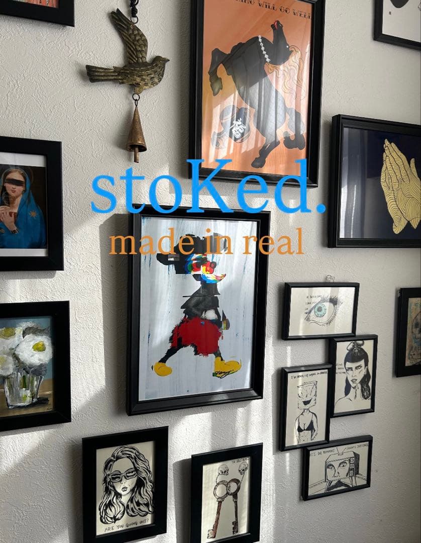 原画/抽象画/モダンアート/現代アート/アクリル画 EARLY MORNING海