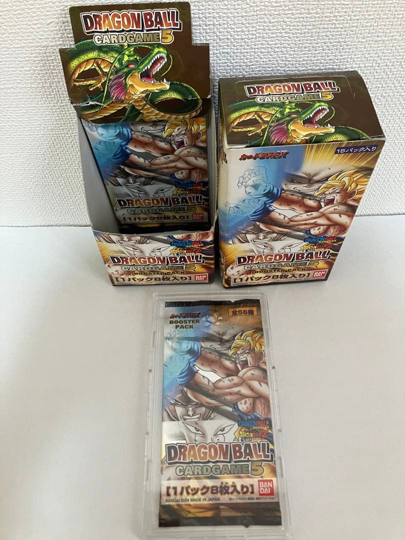 ドラゴンボールカード年代物1パック（箱なし）