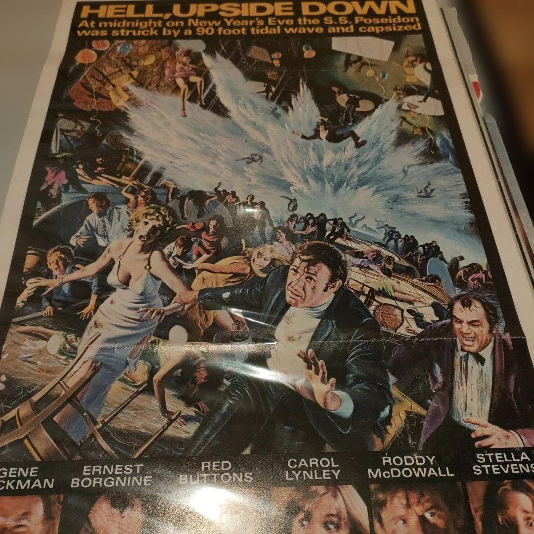 「ポセイドンアドベンチャー」USオリジナル版インサートサイズ映画ポスター