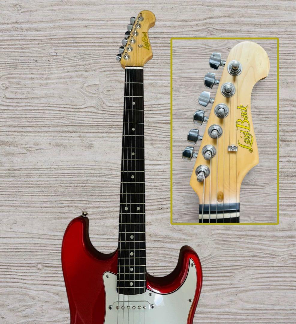 （美品）Laid Back ストラトキャスター レッド色 島村楽器ブランド