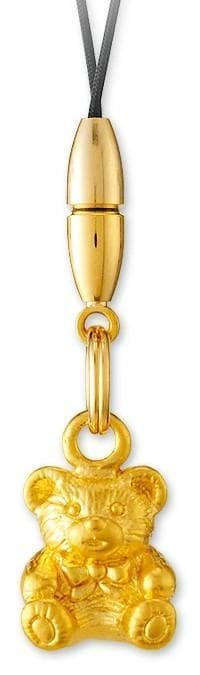 純金 ＊ クマ　御守り 縁起物