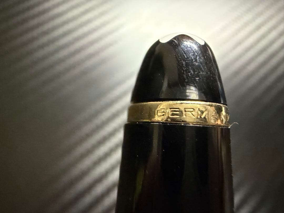 モンブラン マイスターシュテュック 144 万年筆 全金 F 細字