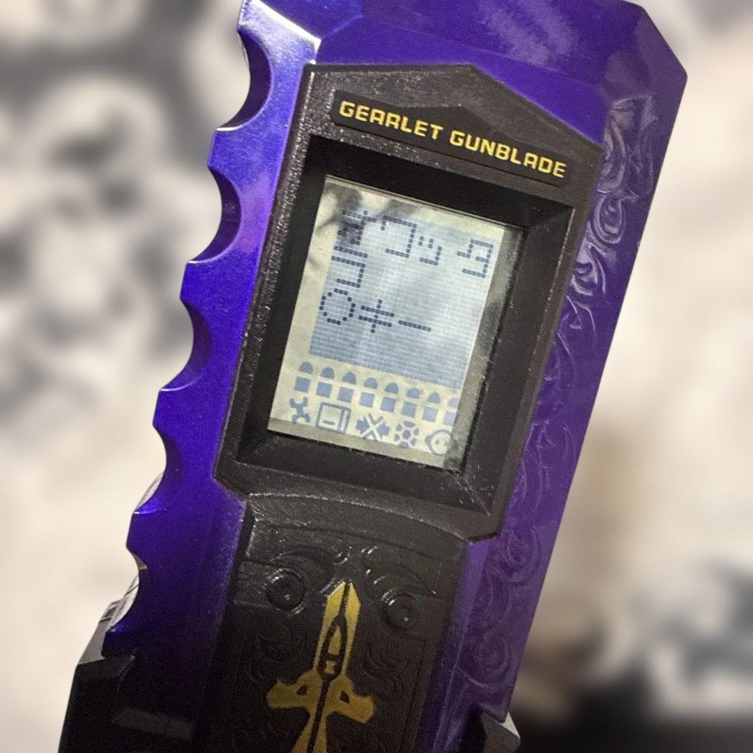 超希少 動作品 トレジャーガウスト ギアレット ガンブレード バイオレット