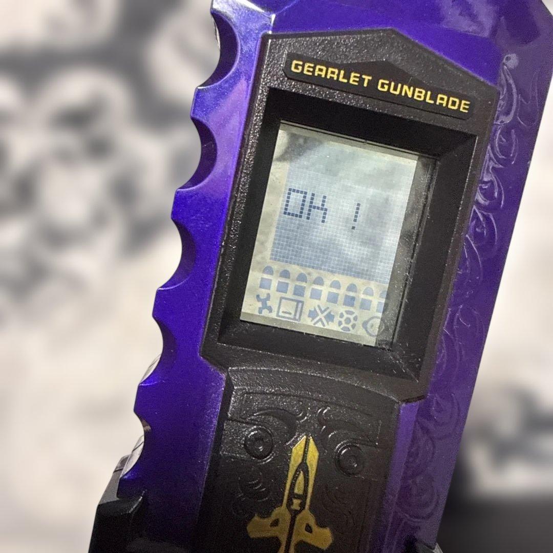 超希少 動作品 トレジャーガウスト ギアレット ガンブレード バイオレット
