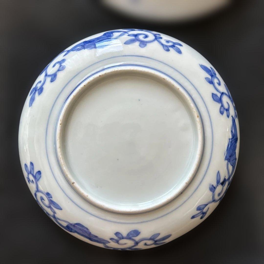 古伊万里　染付け　菊竹梅図　5枚❗️ ✨ばら売り可能です✨