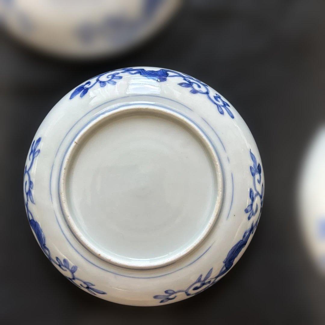 古伊万里　染付け　菊竹梅図　5枚❗️ ✨ばら売り可能です✨