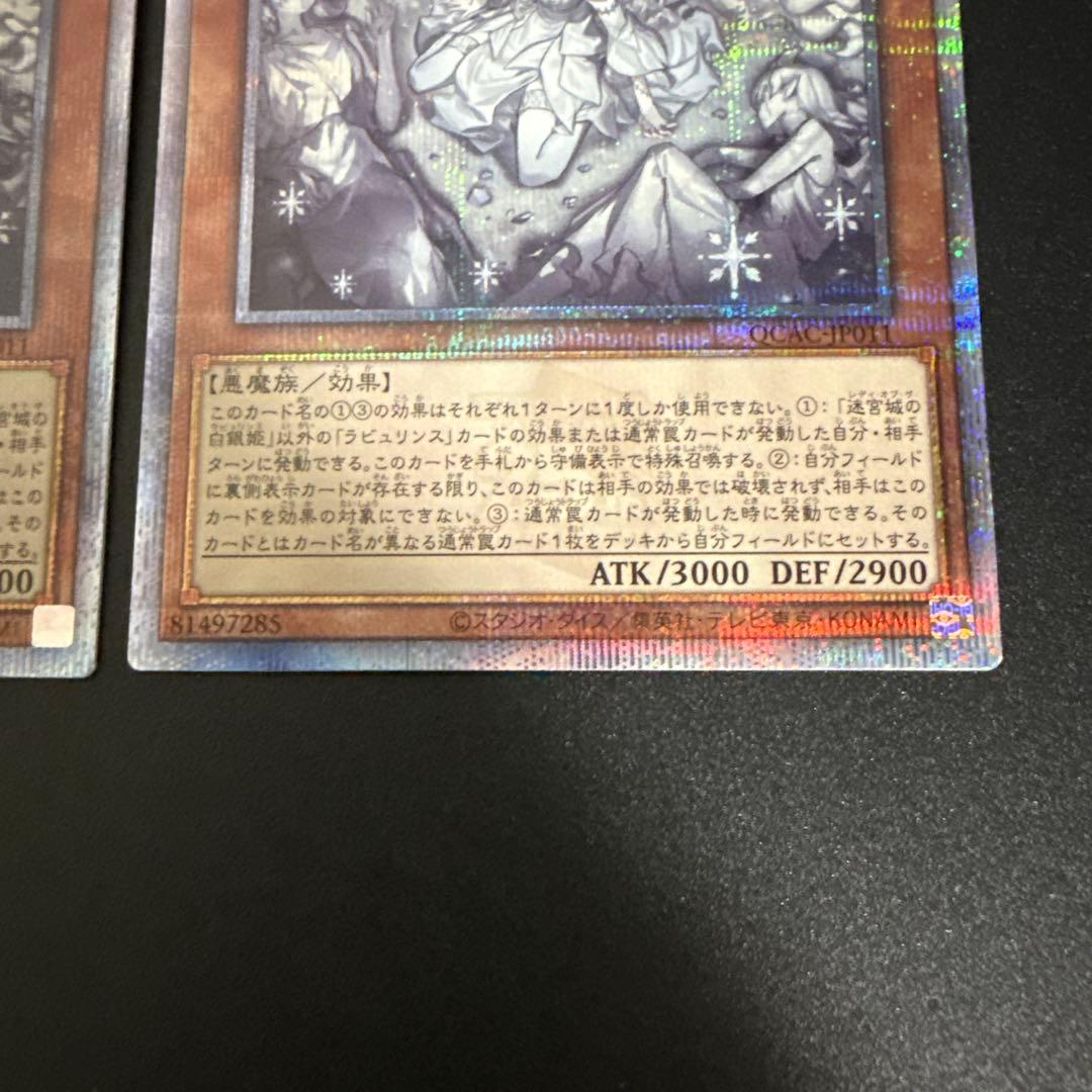 迷宮城の白銀姫　絵違い 25th シク　2枚セット