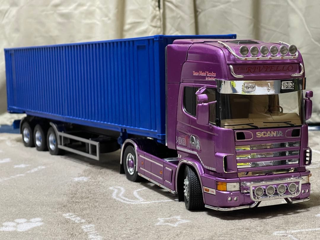 デコトラ‼️1/24 イタレリ製・旧型スカニア・トレーラーヘッド完成品‼️