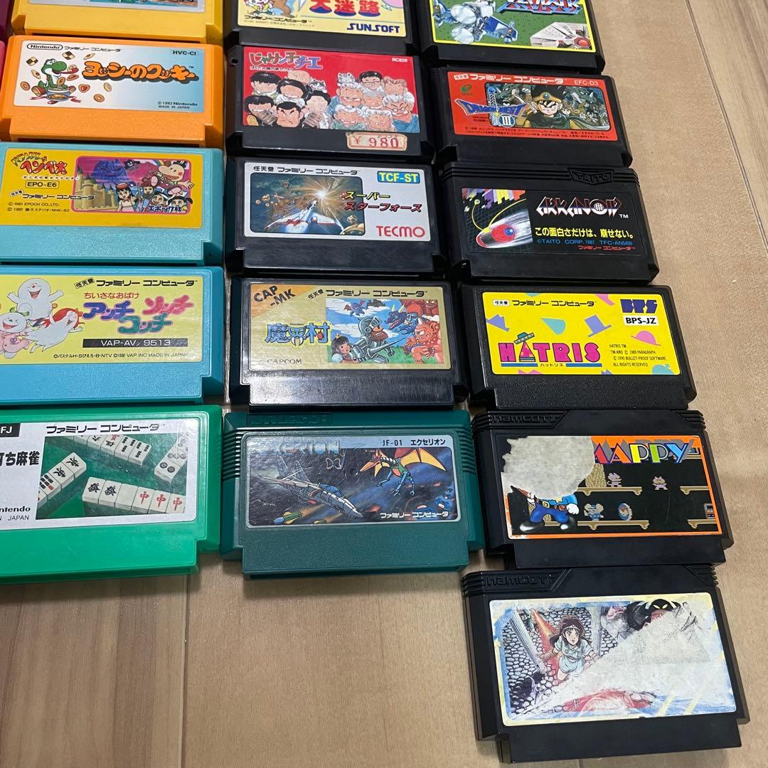 ファミリーコンピュータ ファミコン ソフト 43本セット まとめ売り