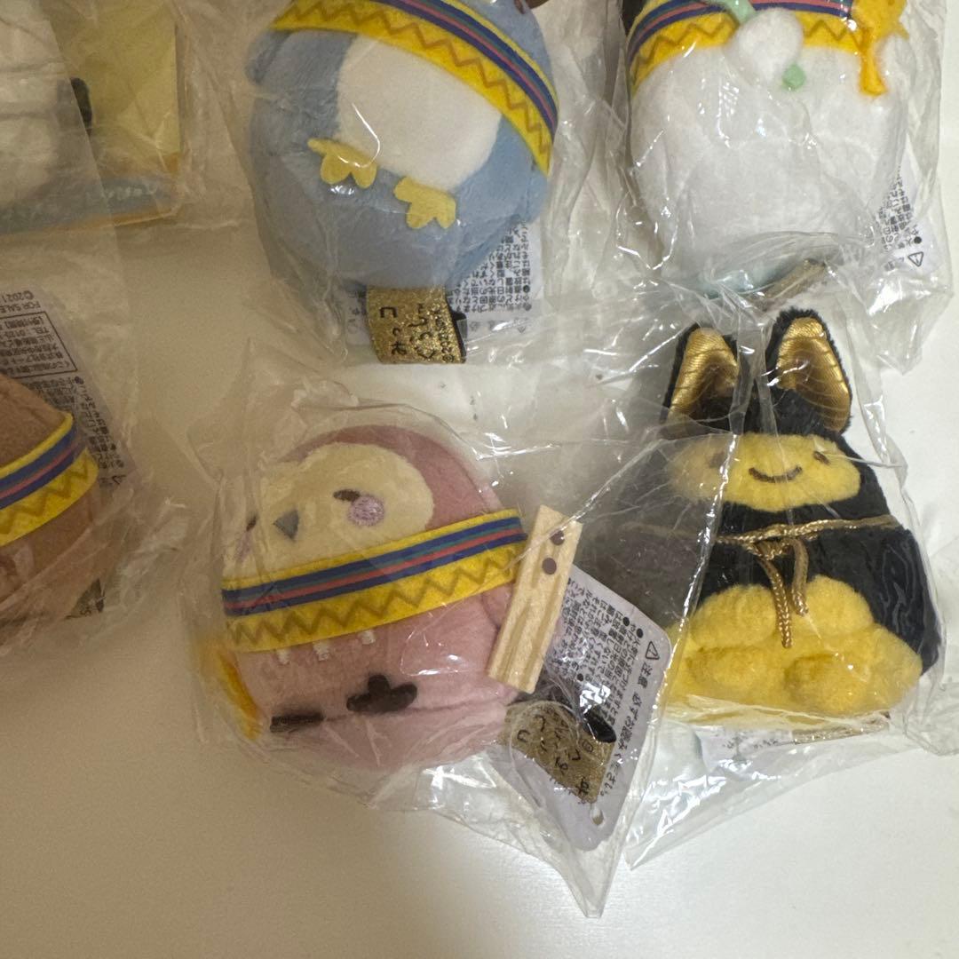 すみっこぐらし　てのりぬいぐるみエジプト展限定８点