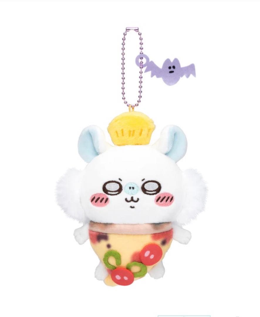 ちいかわ　ハロウィン　黒猫　ピザ　マスコット　5体　セット