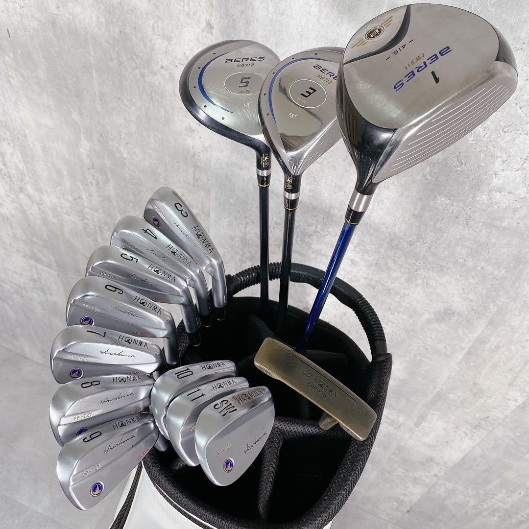 V855 ホンマ ゴルフクラブ メンズ フルセット BERES キャスター付き