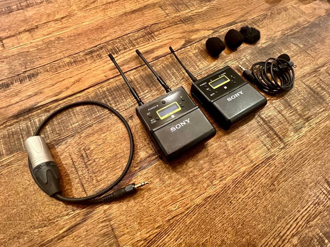 SONY UWP-D21 ワイヤレスピンマイク 良品 欠品あり おまけ付き