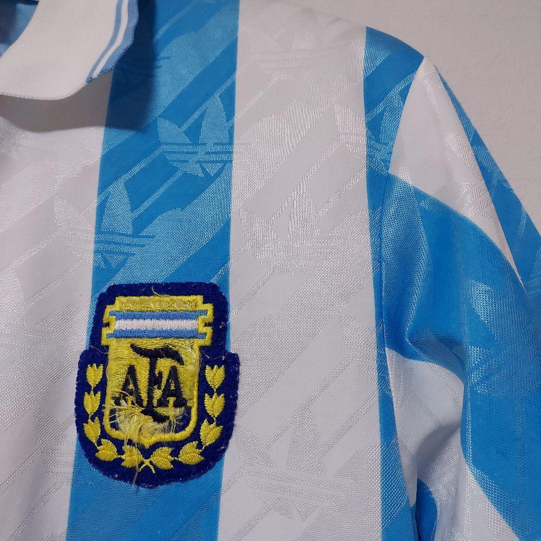 アルゼンチン代表ユニフォーム　日本製　古着　激レア希少　サイズO　デサント