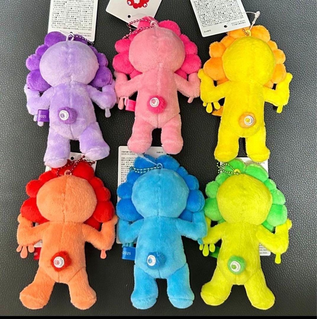 推しカラー ミャクミャク ボールチェーンマスコット 全6色 コンプリート