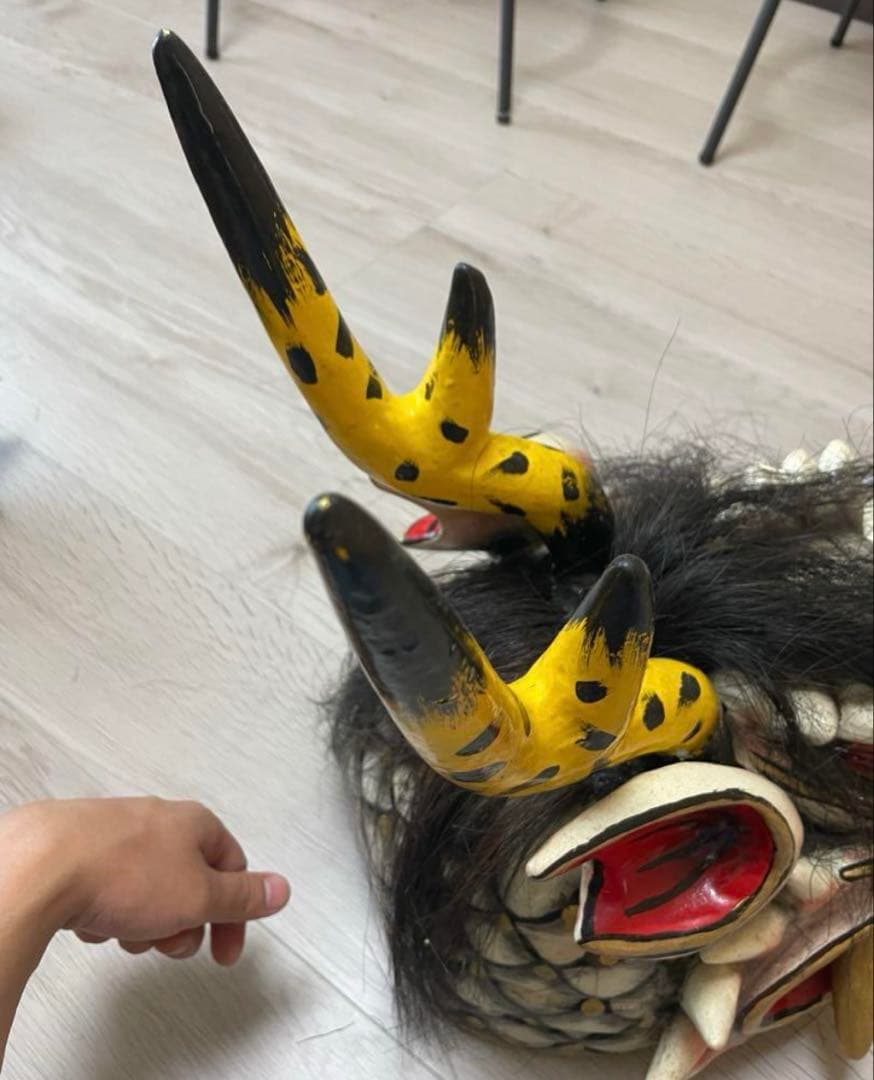 ね*ン様 神楽　大蛇　お面　石見神楽