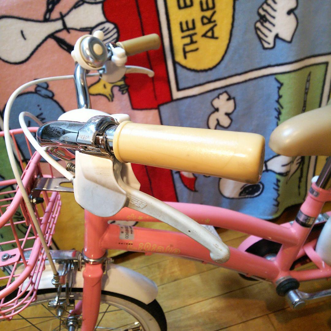 【神奈川県・東京23区お届け可】室内保管 幼児用自転車 16インチピンク