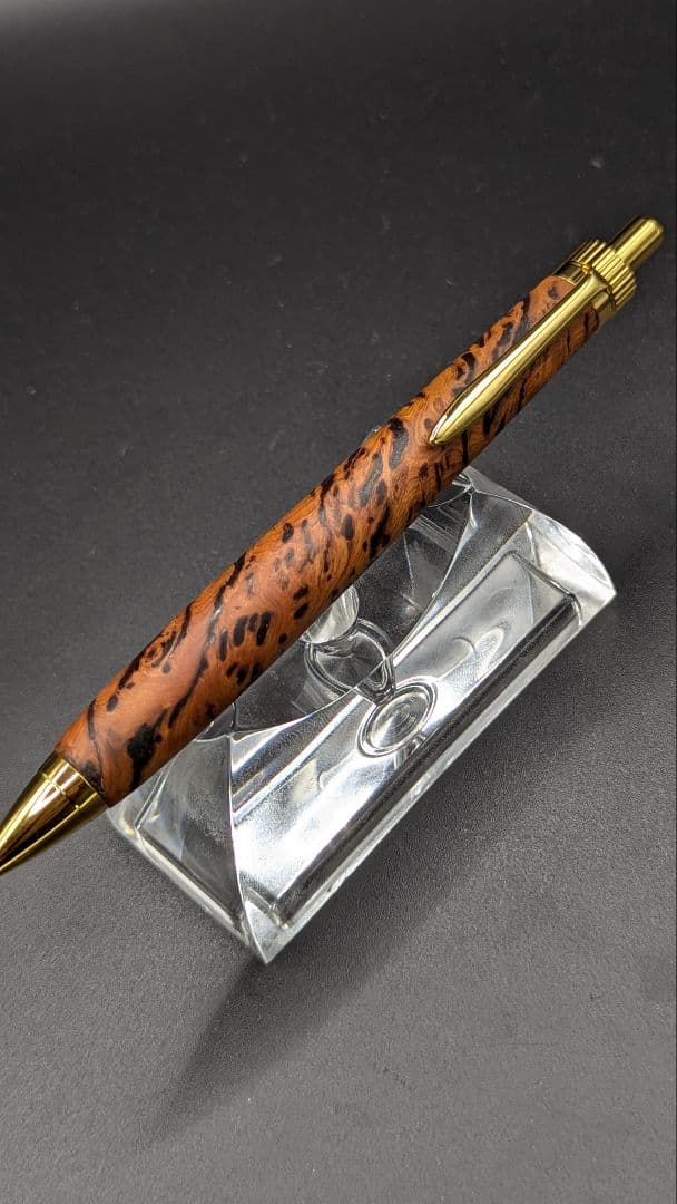 415ペン工房翌檜　超極上　屋久杉　泡瘤　木軸シャーペン　ボールペン