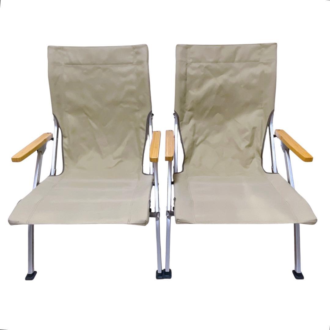 スノーピーク ローチェア30 カーキ キャンプチェア 2脚セット