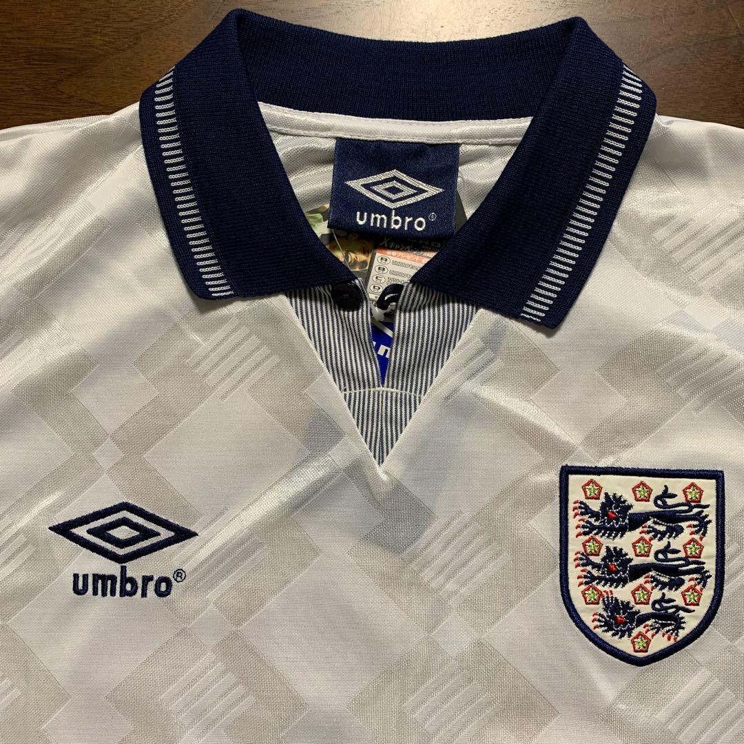 新品タグ付 復刻 イングランド 1990ワールドカップ 19番 ポールガス