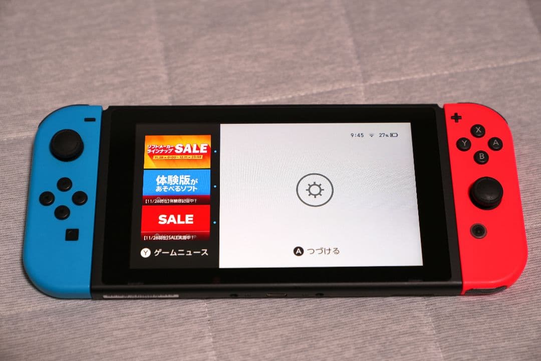 【中古】Nintendo Switch 青/赤 本体 HAD-S-KABAA