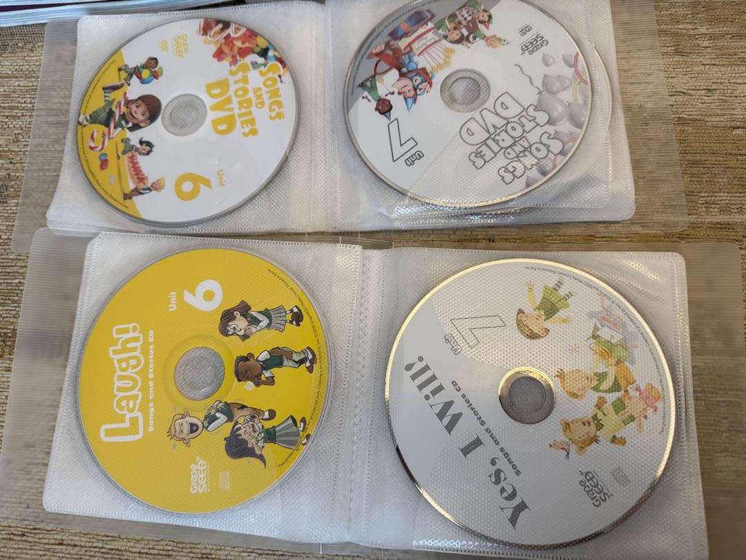 グレープシード　grapeSEED 英語教材　1〜16 CD.DVDセット